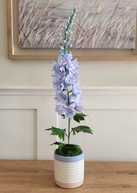 Image 1 of Handcrafted Paper Flower:  Delphinium