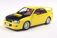 Image 1 of 1:18 SUBARU IMPREZA WRX STI – SOLIDO WORKS YELLOW – 2003