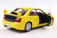 Image 5 of 1:18 SUBARU IMPREZA WRX STI – SOLIDO WORKS YELLOW – 2003