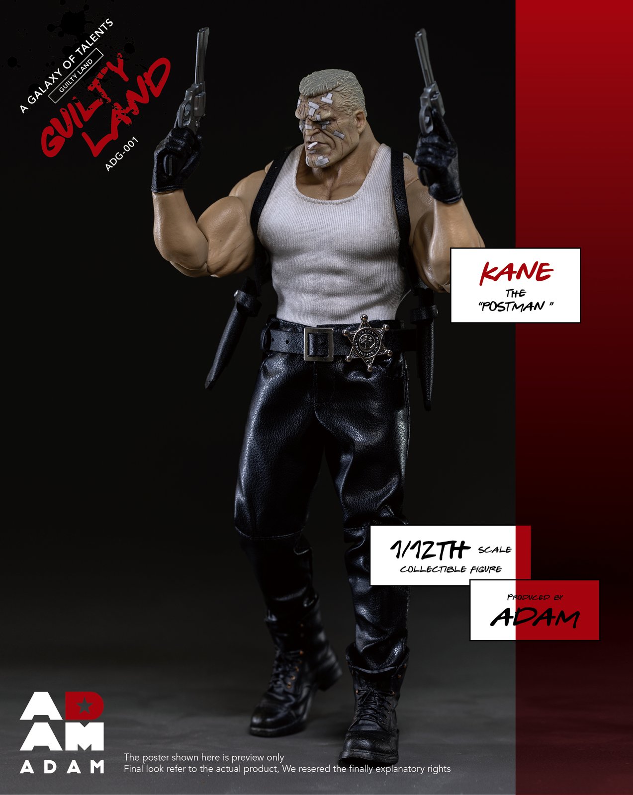 Pre order】ADAM Studio ADAM-ADG-001 1/12 Guilty Land- Kane