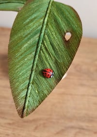 Image 2 of Paper Flower Foxglove - Peach/ Ivory