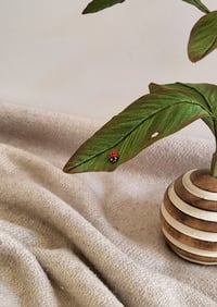 Image 4 of Paper Flower Foxglove - Peach/ Ivory