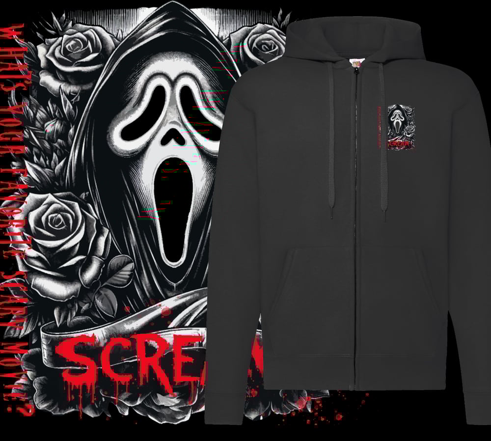 what's your favourtie scary zip Hoodie 