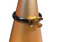 Image 2 of Ring - Stainless and Ceramic- size 6