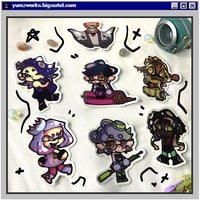 Image 1 of Squid Idol 2.5" Vinyl Stickers