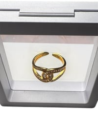 Image 4 of Ring - Stainless Steel Rhinestone 