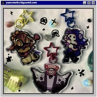 Dee⍴ Cuτ 2.5" Acrylic Charms