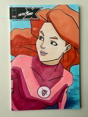Atom Eve (Invincible) Sketch Cover Comic Book 1/1 - Original Art Animated Style