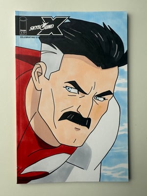 Omni-Man (Invincible) Sketch Cover Comic Book 1/1 - Original Art Animated Style