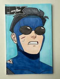 Image 1 of Invincible Sketch Cover Comic Book 1/1 - Original Art Animated Style