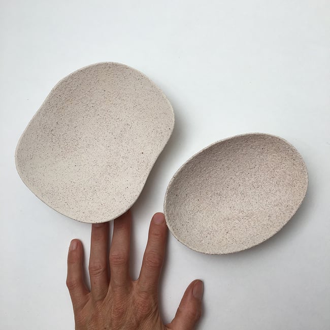 Coupelle récolte rose doux