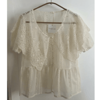 Image 1 of Embroidered Vintage Blouse