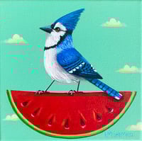 Image 1 of Watermelon Float Blue Jay