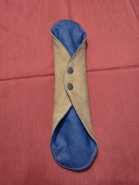 Image 4 of Undyed Flax Linen Regular Pads- Waterproof Backing