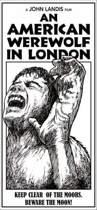 An American Werewolf in London 6" x 13"  Print