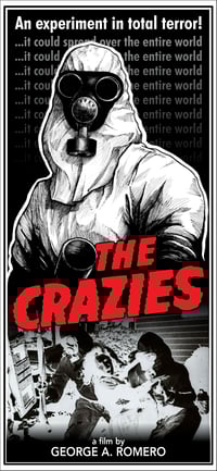 The Crazies 6" x 13"  Print