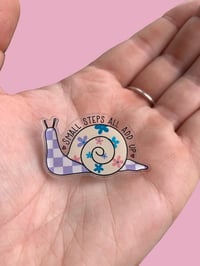 Image 1 of Small steps acrylic pins