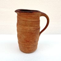 Image 2 of Ancien pichet cruche à eau en terre cuite 1950 - 1960 grès brutaliste