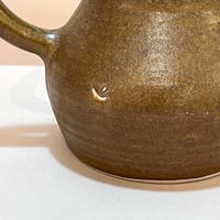 Image 8 of Pichet cruche à eau forme libre Digoin en grès vernissé vintage 1960 1970