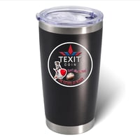 Image 1 of Stainless Steel UV Ink Printed Tumbler w/ "Don't Be Left Behind"