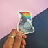 Pigeon Pride Flag Sticker Image 2