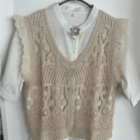 Image 2 of Sleeveless Crochet Top