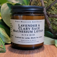 Image 2 of Lavender & Clary Sage Magnesium Lotion w/MSM