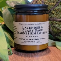 Image 3 of Lavender & Clary Sage Magnesium Lotion w/MSM