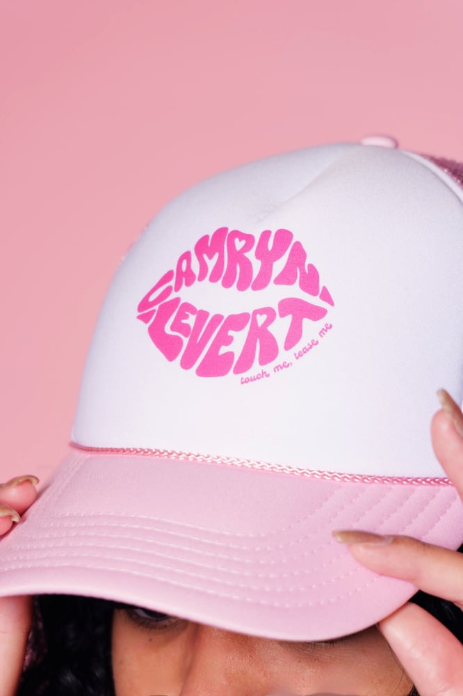 Image of Kiss My Lips Trucker Hat 