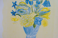Image 3 of From the Garden Risograph Print
