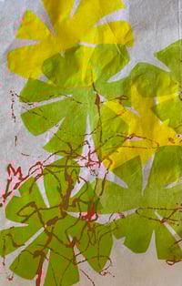 Image 1 of Exploring mixed media mark making with printing in layers 