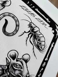 Image 4 of Rats Flash Sheet (black and grey) 