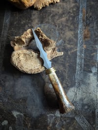 Image 1 of INCANTATION pocket Ritual Bone Knife
