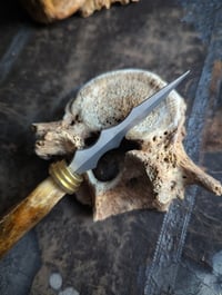 Image 2 of INCANTATION pocket Ritual Bone Knife