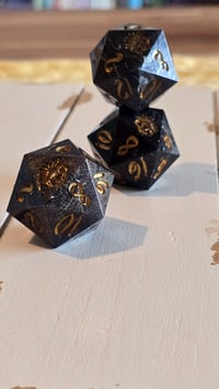 Image 2 of Marbled oversized d20