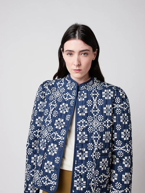 Image of 4- Chaqueta corta estampado Kaleidoscope