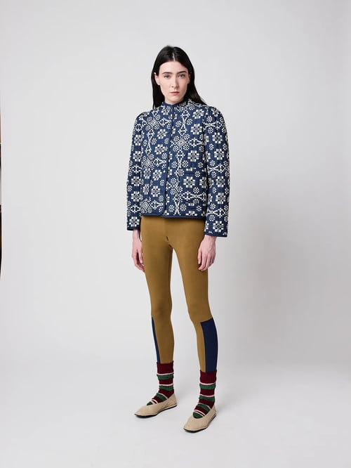 Image of 4- Chaqueta corta estampado Kaleidoscope