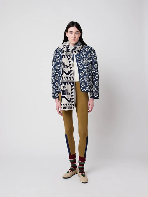 Image of 4- Chaqueta corta estampado Kaleidoscope