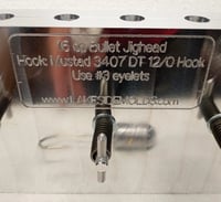 Image 7 of 16 oz Saltwater Bullet Jig mold ( 6 cavity ) Aluminum CNC