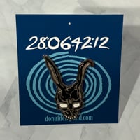 Image 2 of Frank the Bunny Enamel Pin  2"