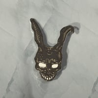 Image 1 of Frank the Bunny Enamel Pin  2"