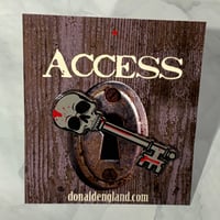Image 2 of Access Key Enamel Pin  2.25"