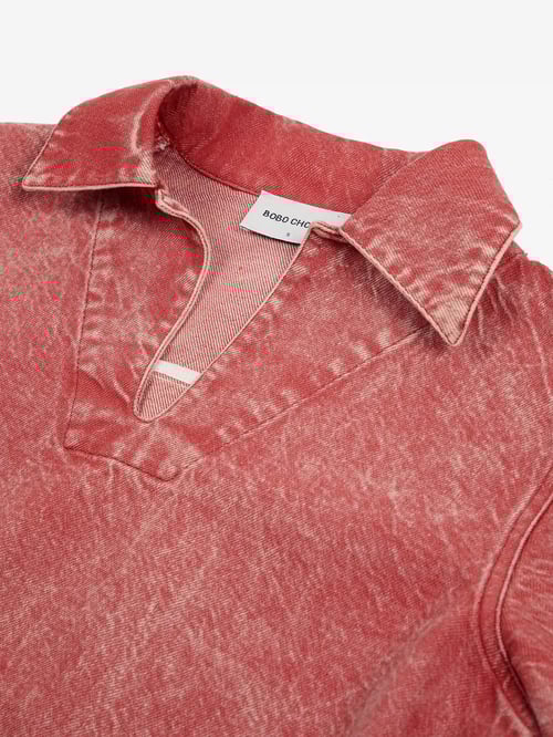 Image of 3-Vestido corto tipo polo