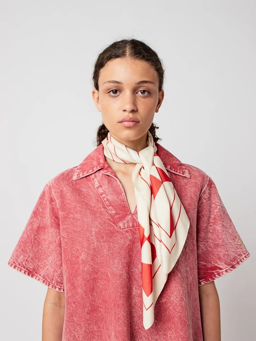 Image of 3-Vestido corto tipo polo