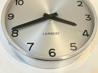 Image 5 of Horloge murale vintage d'atelier LAMBERT industrielle 25cm 