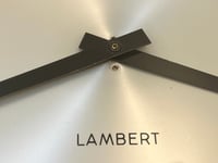 Image 6 of Horloge murale vintage d'atelier LAMBERT industrielle 25cm 