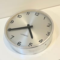 Image 2 of Horloge murale vintage d'atelier LAMBERT industrielle 25cm 