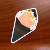 Image 1 of Salmon and Avocado Temaki Roll Sticker