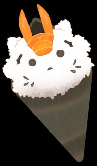 Image 2 of Tiger Temaki Roll Sticker