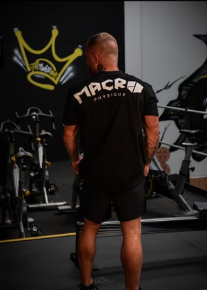 Oversized shoulder print tee